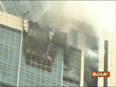 Mumbai Fire breaks out in BeauMonde tower in Worli more than 90