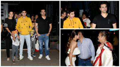 Though not on papers, Malaika Arora and Arbaaz Khan are still very much together. The duo was recently snapped dining with family.