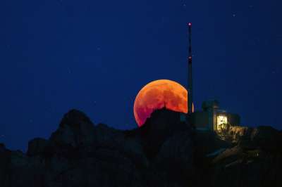 &amp;nbsp;For over six hours, stargazers and common across the world witnessed a spectacular celestial phenomenon - the Blood Moon 2018, the longest total lunar eclipse of the 21st century on the night of July 27-28 (Picture from Switzerland)
