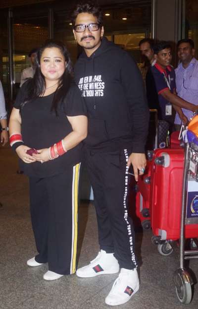 Bharti Singh and husband Haarsh Limbachiyaa along with the other contestants have left for Argentina to shoot for Khatron Ke Khiladi season 9.&amp;nbsp;