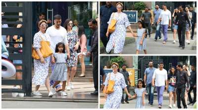 Today is Sunday and just like all of us, Bollywood star Akshay Kumar also decided to spend some quality time with his family.