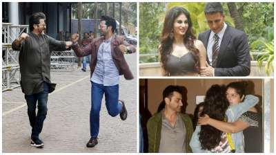 Bollywood celebrities are busy with their movie promotions nowadays. From Rajkummar Rao and Anil Kapoor to Mouni Roy and Akshay Kumar, celebrities are not leaving any stones unturned to gather audience for their films. Here are a couple of pics from Gold and Fanney Khan promotions beside an adorable picture of Kapoor sisters.