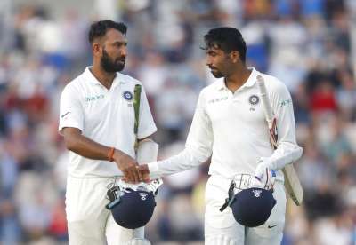 Cheteshwar Pujara carved out one of his finest Test hundreds, a knock punctuated by a mix of trademark tenacity and grace, as India eked out a slender 27-run lead against England in the fourth match.