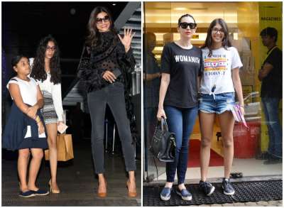 It was a lovely mother-daughter bonding time for Bollywood beauties Sushmita Sen and Karisma Kapoor.&amp;nbsp;