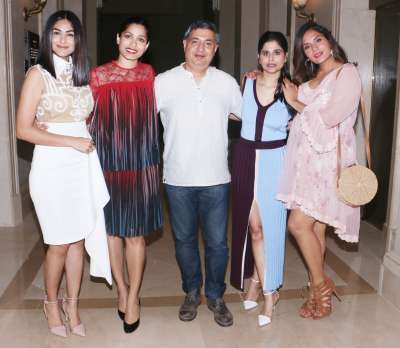 The star cast of upcoming Bollywood film Love Sonia, Frieda Pinto, Richa Chadha, Mrunal Thakur and Sai Tamhankar, were present at JW Marriott, Juhu to promote their film.