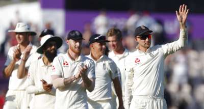 Indian batting once again wilted miserably under trying circumstances as a relentless England recorded a comfortable 60-run victory in the fourth Test to take an unassailable 3-1 lead in the five-match series.