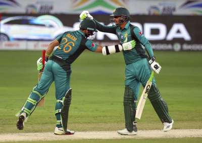 Usman Khan took three wickets before opener Imam-ul-Haq hit an unbeaten fifty as Pakistan notched up a dominating eight-wicket win over minnows Hong Kong in a group A match of the Asia Cup ODI tournament on Sunday.