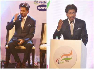 Bollywood actor Shah Rukh Khan, who will be seen next in Aanand L Rai's&amp;nbsp; Zero,&amp;nbsp;attended an event in Delhi which was organised for specially challenged athletes.