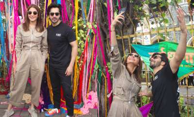 Varun Dhawan and Anushka Sharma have started the Sui Dhaaga promotions in full swing in different parts of India.
