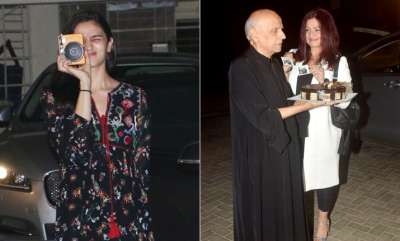 Bollywood actress Alia Bhatt and Pooja Bhatt celebrated dad Mahesh Bhatt's 70th birthday on Thursday.&amp;nbsp;