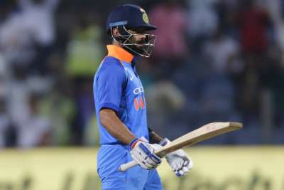 Centurion Virat Kohli threw the concept of a law of averages in sport out of the equation with another milestone but the Indian team's collective failure allowed the West Indies to level the series with a 43-run win in the third ODI in Pune on Saturday.