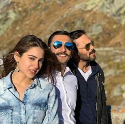 After soaking in the Swiss sun, Simmba stars Sara Ali Khan and Ranveer Singh arrived back in the city looking uber cool