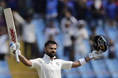 Kohli, who was 72 not out overnight, took time to knock off the 28 runs needed for yet another hundred while his partner Pant, who resumed at 17, went all guns blazing.