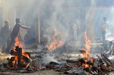 Mass funeral of victims of rail accident in Amritsar were held on Satrday. Officials said at least 60 bodies have been found and many more injured have been admitted to a government hospital after the accident near the site of Dussehra festivities.