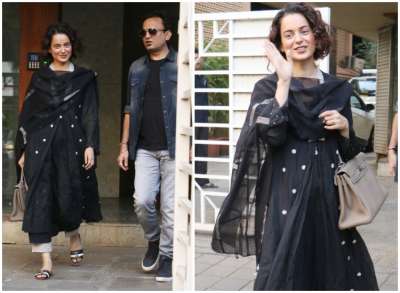 She&amp;rsquo;s known for her unique sense of style and her care-a-damn sartorial choices whenever she steps out. She&amp;rsquo;s rocked sarees with brogues and corsets with boots and she&amp;rsquo;s got another ensemble to get the heads turning. Kangana Ranaut&amp;rsquo;s latest ethnic look is surely smashing.