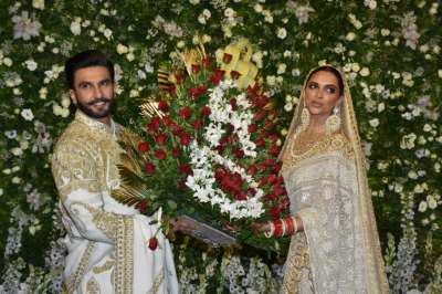 After having a serene and beautiful wedding in Italy, the couple hosted a reception in Deepika's hometown Bengaluru. Today, Deepika and Ranveer hosted their second reception at a high-end hotel in Mumbai.