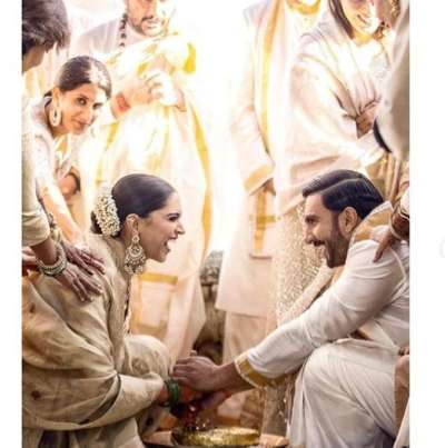 Ranveer Singh and Deepika Padukone have shared fresh pictures from their Italy wedding and we just can't take our eyes off from them.