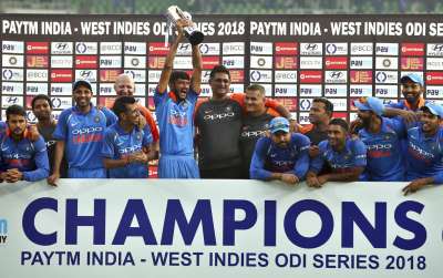 A ruthless India completed a nine-wicket demolition of the West Indies in the fifth and final ODI in Thiruvananthapuram on Thursday for their sixth successive series win at home.&amp;nbsp;