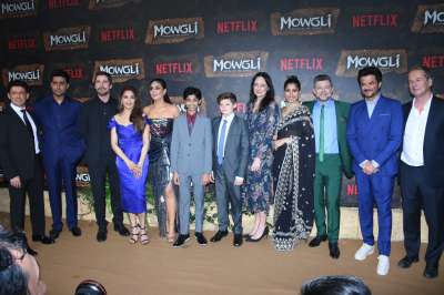 It was a star-studded evening when international and national cast of Netflix's upcoming film Mowgli: Legend of the Jungle came together for its world premiere.