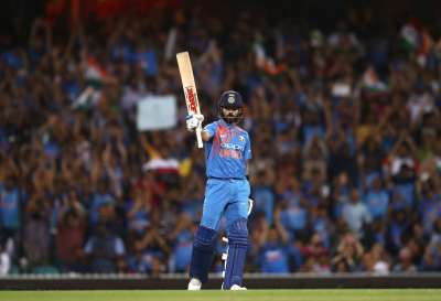 Virat Kohli fired the opening salvo on the Australia tour with a match-winning 61, helping India win the third T20 International by six wickets and draw the three-match series 1-1 on Sunday.