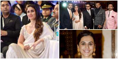 Last night, at an award function, several Bollywood celebrities were honoured for their contribution to the cinema. Among them were Kareena Kapoor Khan, Kartik Aaryan, Taapsee Pannu, Ayushmann Khurrana, Zaira Wasim and others.
&amp;nbsp;
&amp;nbsp;
&amp;nbsp;
&amp;nbsp;
&amp;nbsp;
&amp;nbsp;
&amp;nbsp;
&amp;nbsp;