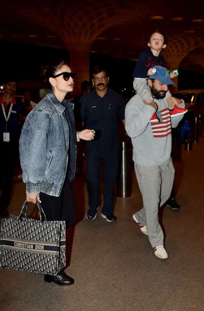 Kareena Kapoor Khan and Saif Ali Khan left for South Africa to celebrate their son Taimur's 2nd birthday