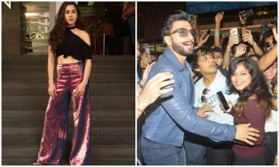 Ranveer Singh, Sara Ali Khan and team launched the trailer of their upcoming film Simmba in Mumbai today.