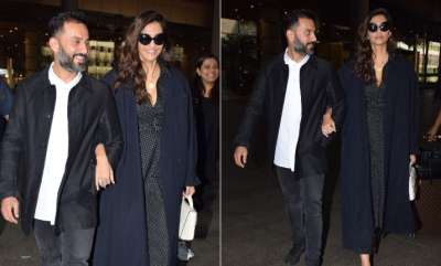 Sonam Kapoor who was on a long vacation to the UK with husband Anand Ahuja was spotted in Mumbai after a long time.&amp;nbsp;
