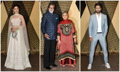 Filmmaker Mukesh Bhatt's daughter Sakshi Bhatt's wedding reception was a star-studded night, hosted on Friday.