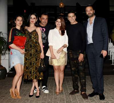 On the special occasion of their wedding anniversary, Akshay Kumar and Twinkle Khanna have a pre-celebration last night.&amp;nbsp;