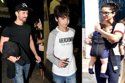 Bollywood actor Hrithik Roshan was spotted on a movie date with his ex-wife Sussanne Khan and kids. Others like Sunny Leone, Neha&amp;nbsp;Dhupia and Soha Ali Khan were also spotted enjoying family time.&amp;nbsp;