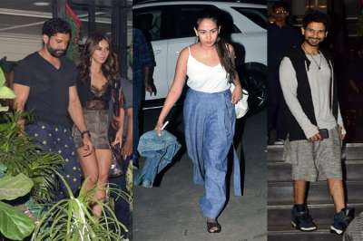 One of the most gorgeous couples of the tinsel town&amp;nbsp;Shahid Kapoor with his wife Mira Rajput went on a&amp;nbsp;dinner date last night. Meanwhile,&amp;nbsp; Farhan Akhtar with his rumoured girlfriend Shibani Dandekar was also captured enjoying a dinner date.&amp;nbsp;