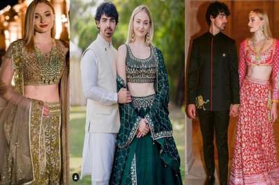 Sophie Turner wore few of the most stylish lehengas at Nick Jonas and Priyanka Chopra&amp;rsquo;s grand wedding at Jodhpur.&amp;nbsp;