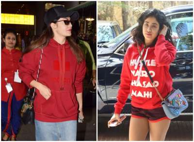 Who looks better in sizzling red -Janhvi Kapoor or Jacqueline Fernandez? Check out in PICS!