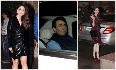 It's celebration time for Kapoor family as Randhir Kapoor turned a year older. From Kareena and Saif to Karisma, members of the Kapoor family came together to ring in his birthday in style.