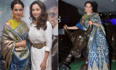 The leading ladies of Manikarnika: The Queen of Jhansi held a special screening of their film at Bombay Stock Exchange Limited in Mumbai.&amp;nbsp;