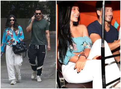Right from Arjun Rampal being spotted with girlfriend Gabriella Demetriades in Mumbai to Tiger Shroff enjoying an auto ride with sister Krishna Shroff, have a look at all trending and latest Bollywood celeb photos.