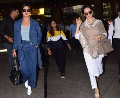 Priyanka Chopra was in Delhi to attend her brother Sidharth Chopra's Roka ceremony on Tuesday. Later, she flew back to Mumbai sans her husband Nick Jonas.&amp;nbsp;