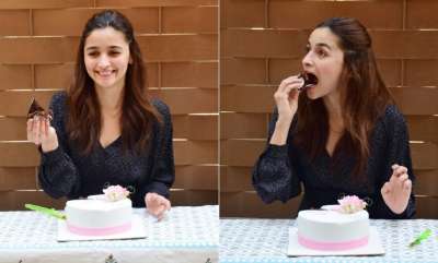 Alia Bhatt looks radiant as always as she celebrates 26th birthday with media. See pictures