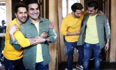 Varun Dhawan is a livewire. The actor always has a broad smile on his face. Recently, he was spotted along with Arbaaz Khan and the duo happily posed for pictures.