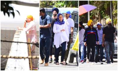 Kareena Kapoor Khan, Akshay Kumar and Diljit Dosanjh are currently shooting for Dharma Productions' Good News and we have the fresh set of pictures from the set.