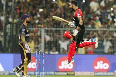 Virat Kohli struck a masterly hundred to put Nitish Rana and Andre Russell's magnificent fightback in the shade as RCB beat KKR by 10 runs in a thrilling IPL clash at the Eden Gardens.