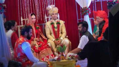 Ssharad Malhotra and Ripci Bhatia got hitched on April 20 in a lavish wedding ceremony