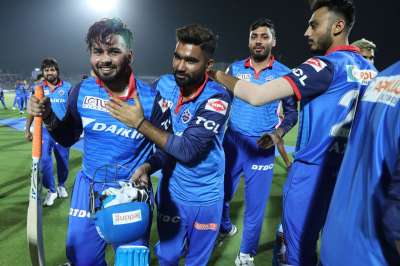 Rishabh Pant's quickfire fifty (78 unbeaten off 36) along with valuable contributions by openers Shikhar Dhawan (54) and Prithvi Shaw (42) helped Delhi Capitals overhaul Rajasthan Royals' 192-run target with four balls to spare.