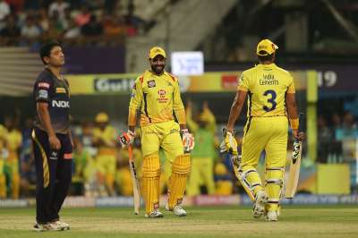 Ravindra Jadeja remained not out on 31 as CSK beat KKR by 5 wickets