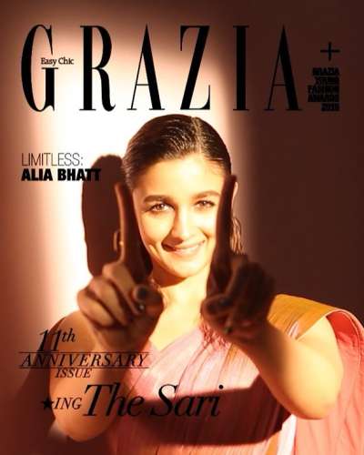 Kalank actress, Alia Bhatt graced, Grazia Magazine