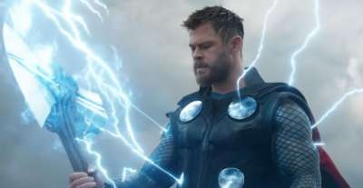 Chris Hemsworth as Thor is ready to fight the last battle.