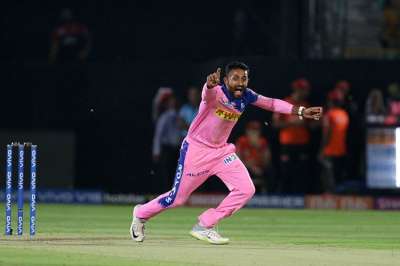 Leg-spinner Shreyas Gopal bamboozled the batsmen with his googlies before Jos Buttler struck 59 as RR finally won their first game of this IPL season with a seven-wicket defeat of RCB.