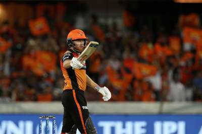 Jonny Bairstow remained not out on 80 as SRH chased down 160