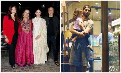 Alia Bhatt attended the special screening of her mother upcoming film No Fathers in Kashmir with family. Meanwhile, Shahid Kapoor was spotted with daughter Misha.